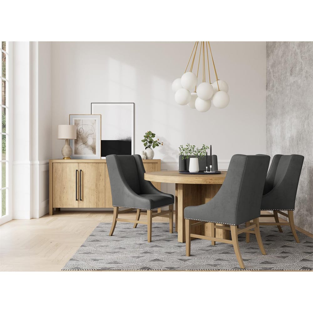 Riverside Furniture - Mix-N-Match Chairs - Host Uph Chair (Set of 2) - Slate - 92642 view 8
