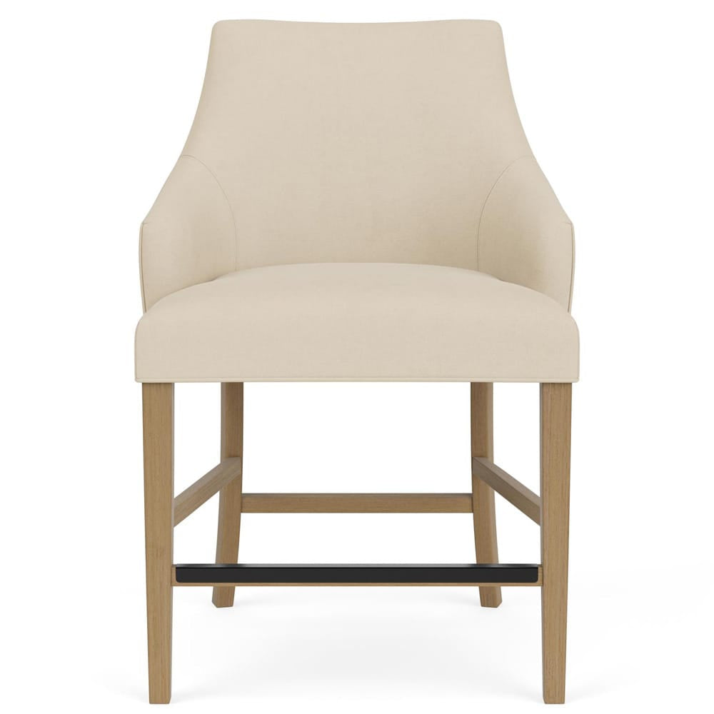 Riverside Furniture - Mix-N-Match Chairs - Swoop Arm Uph Stol 2in-Iv - Ivory - 92605 view 2