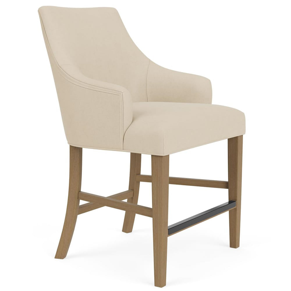 Riverside Furniture - Mix-N-Match Chairs - Swoop Arm Uph Stol 2in-Iv - Ivory - 92605 view 3