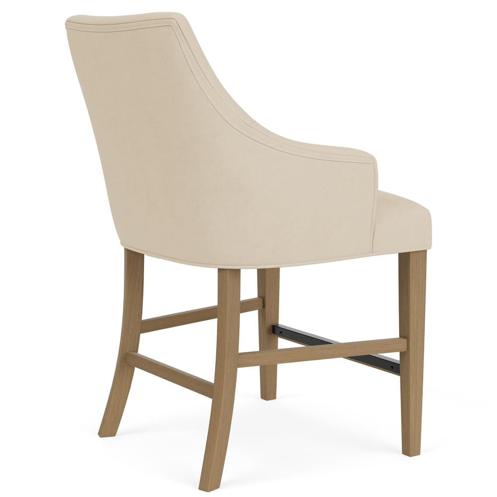 Riverside Furniture - Mix-N-Match Chairs - Swoop Arm Uph Stol 2in-Iv - Ivory - 92605 view 6