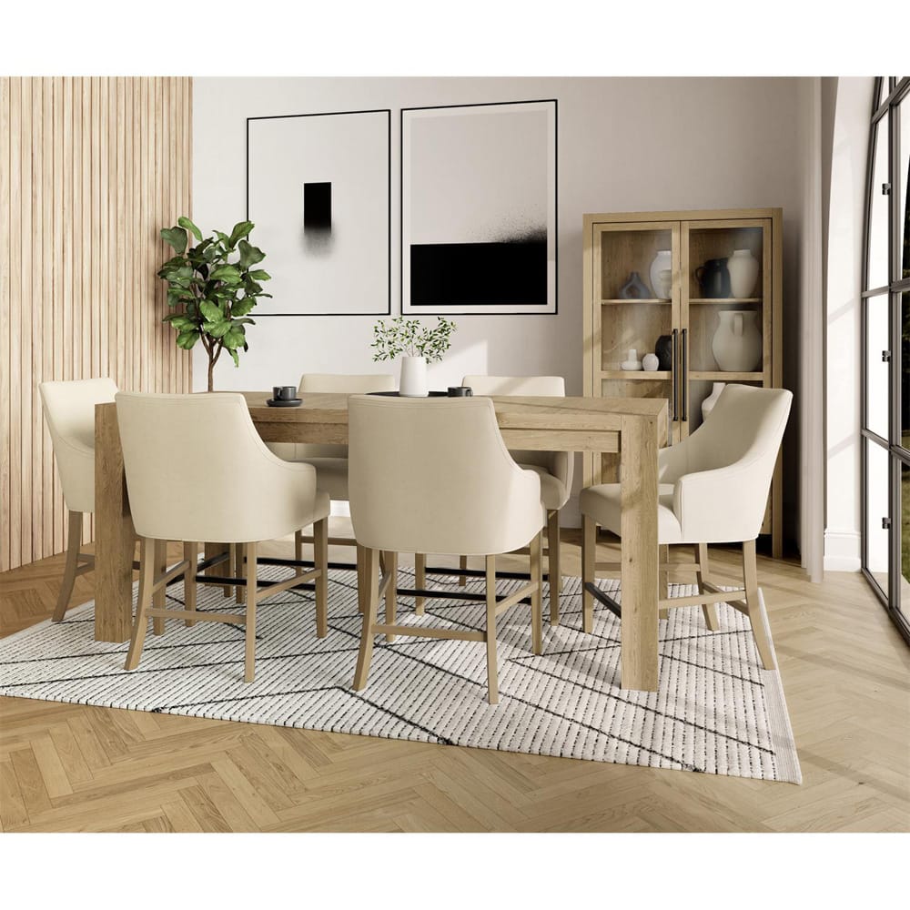 Riverside Furniture - Mix-N-Match Chairs - Swoop Arm Uph Stol 2in-Iv - Ivory - 92605 view 8