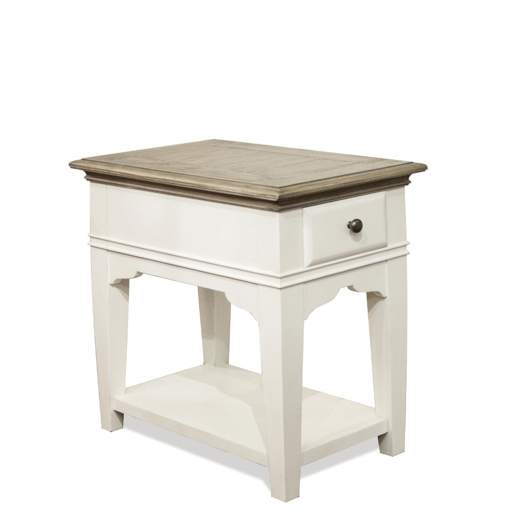 Riverside Furniture - Myra Chairside Table - 59513 veiw 1