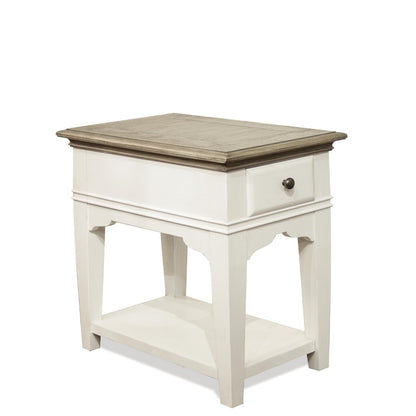 Riverside Furniture - Myra Chairside Table - 59513 veiw 1