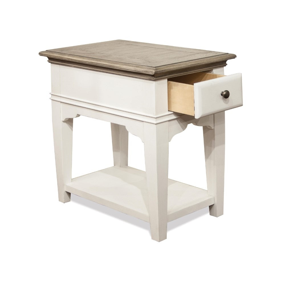 Riverside Furniture - Myra Chairside Table - 59513 veiw 2