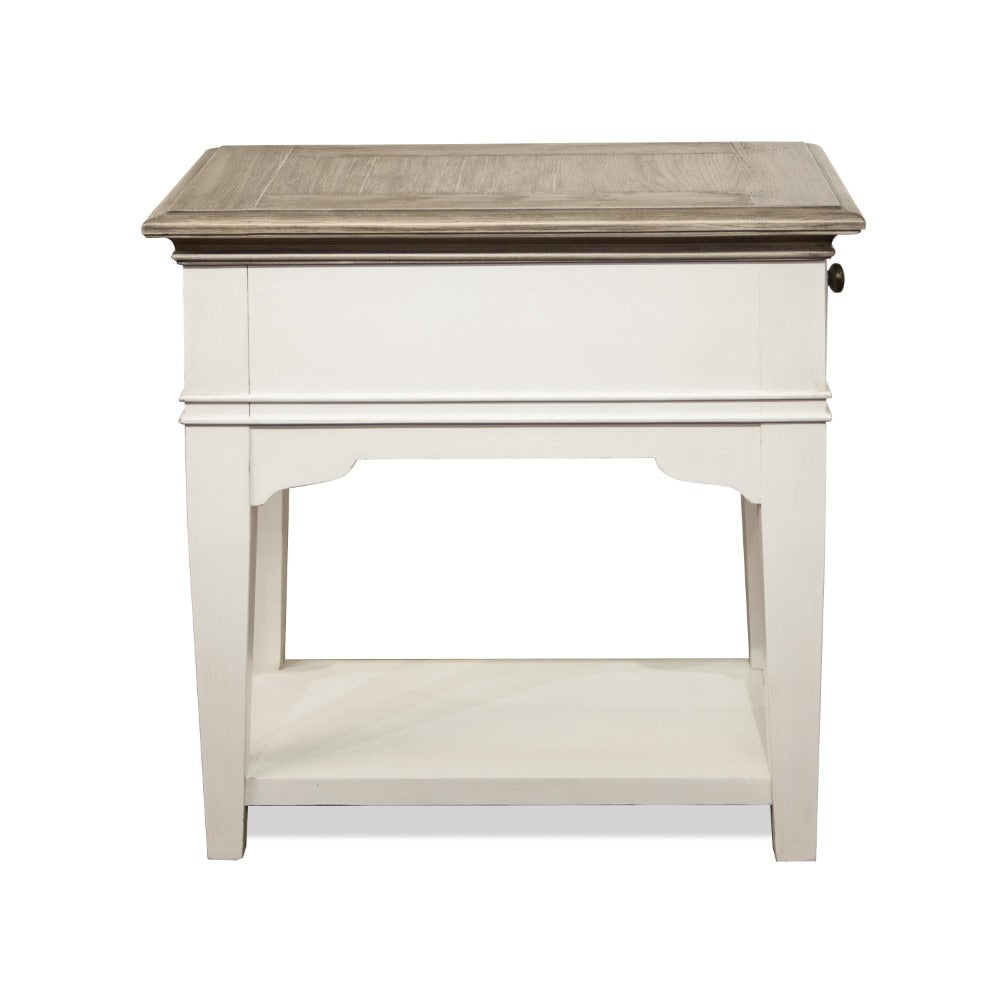 Riverside Furniture - Myra Chairside Table - 59513 veiw 3