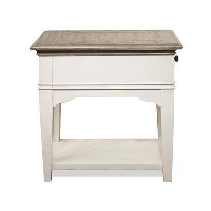 Riverside Furniture - Myra Chairside Table - 59513 veiw 3