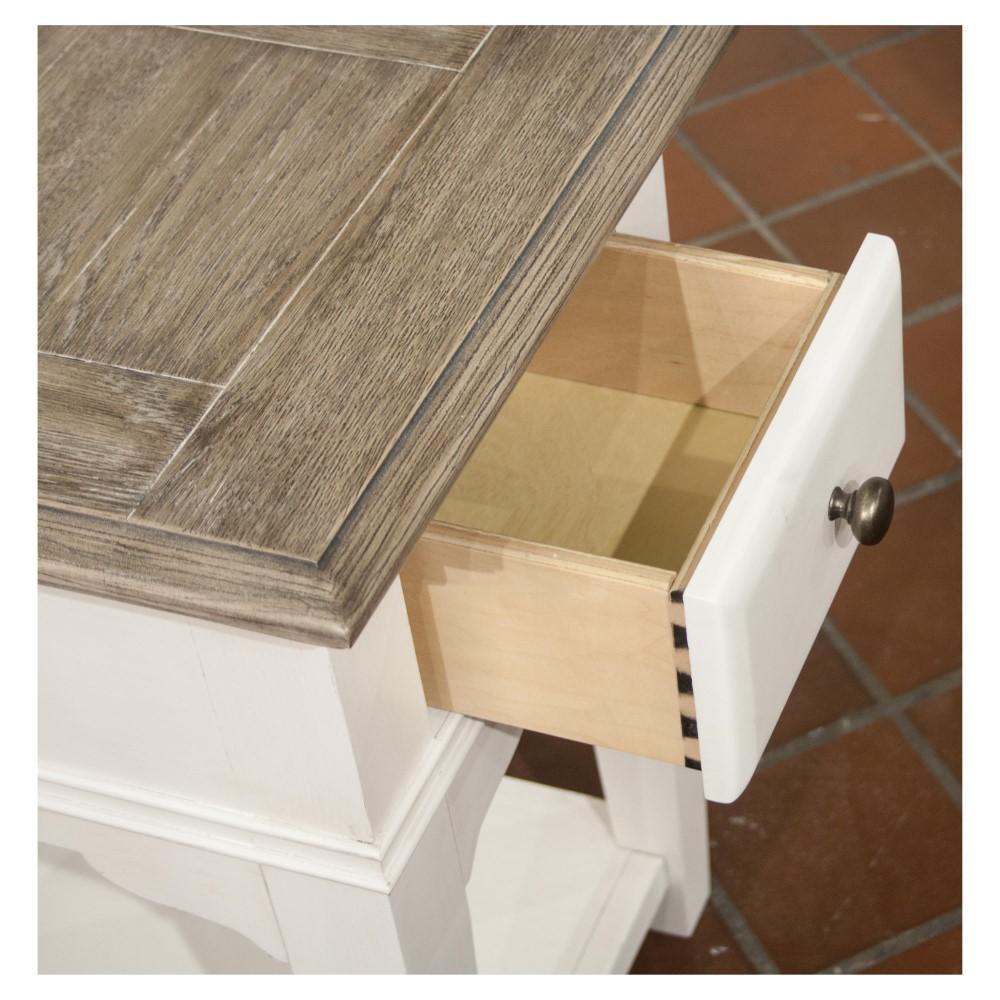 Riverside Furniture - Myra Chairside Table - 59513 veiw 4