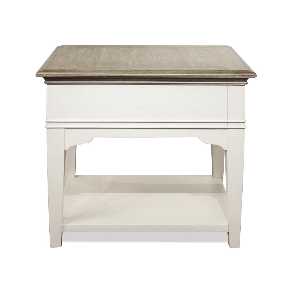 Riverside Furniture - Myra Leg Side Table - 59508 veiw 4