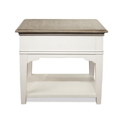 Riverside Furniture - Myra Leg Side Table - 59508 veiw 4