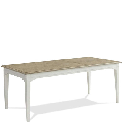 Riverside Furniture - Myra Rectangular Leg Dining Table in Natural/paperwhite - 59553_riverside veiw 3