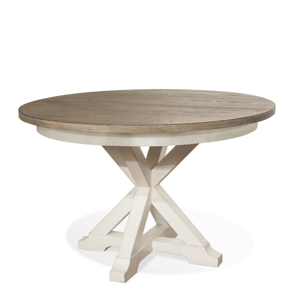 Riverside Furniture - Myra Round Dining Table - 59357_59550 veiw 1
