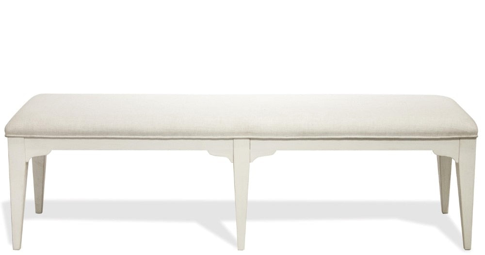 Riverside Furniture - Myra Upholstered Dining Bench - 59359 veiw 3