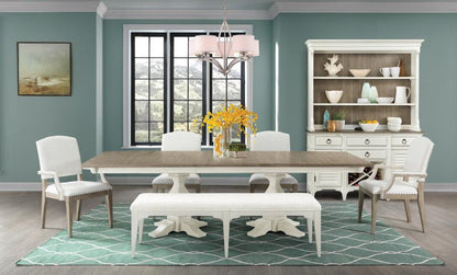 Riverside Furniture - Myra Upholstered Dining Bench - 59359 veiw 4
