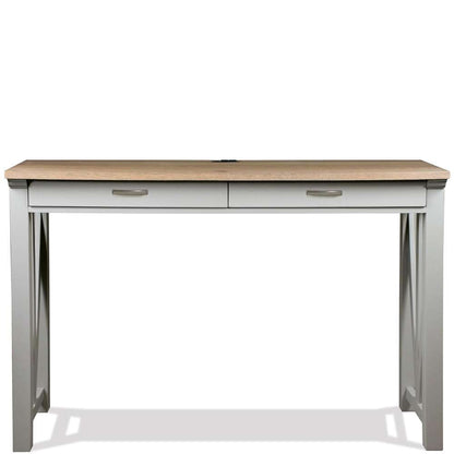 Riverside Furniture - Osborne Nesting Desk in Timeless Oak/gray Skies - 1213312133_riverside veiw 5