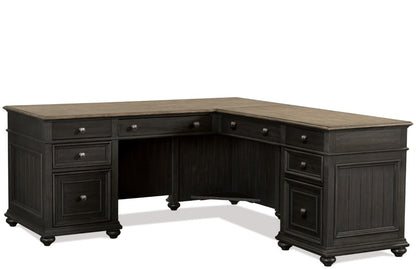 Riverside Furniture - Regency L-desk And Return - 64332 veiw 1