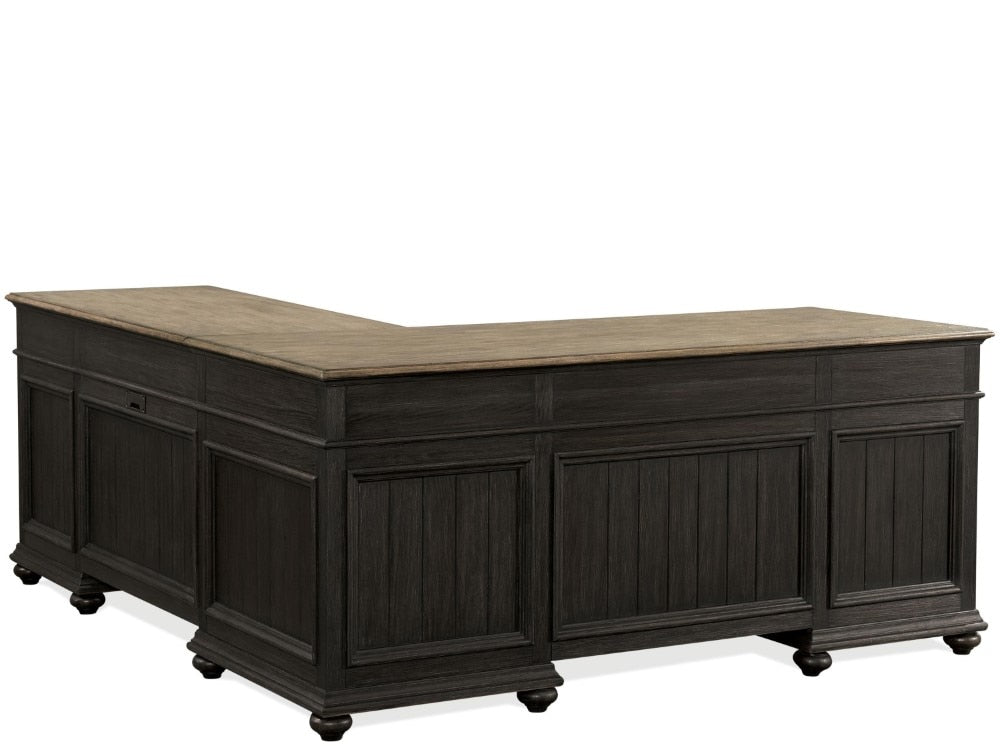 Riverside Furniture - Regency L-desk And Return - 64332 veiw 2