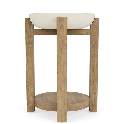 Riverside Furniture - Sanibel - Chairside Table - Pale Oak - 10912 view 1