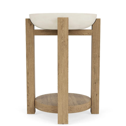 Riverside Furniture - Sanibel - Chairside Table - Pale Oak - 10912 view 1
