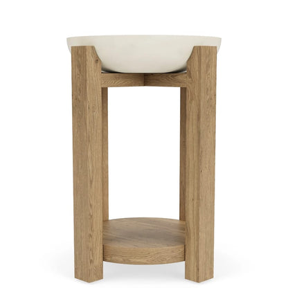 Riverside Furniture - Sanibel - Chairside Table - Pale Oak - 10912 view 3