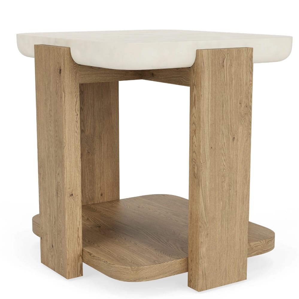 Riverside Furniture - Sanibel - End Table - Pale Oak - 10909 view 3