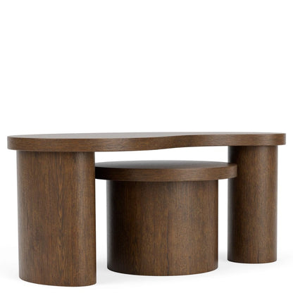 Riverside Furniture - Santa Cruz - Bunching Cocktail Tables - Whiskey Oak - 23802 view 1