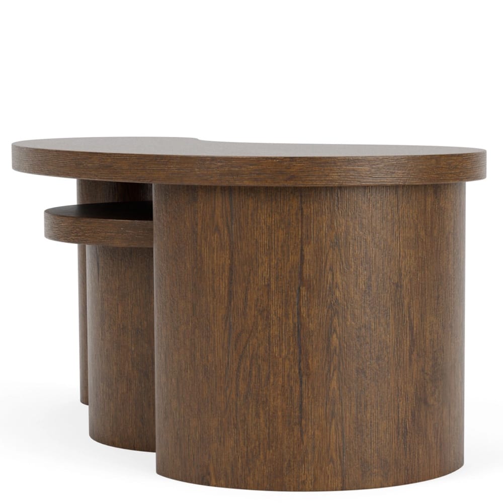 Riverside Furniture - Santa Cruz - Bunching Cocktail Tables - Whiskey Oak - 23802 view 4