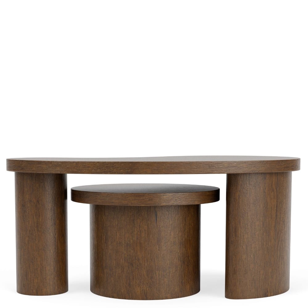 Riverside Furniture - Santa Cruz - Bunching Cocktail Tables - Whiskey Oak - 23802 view 5