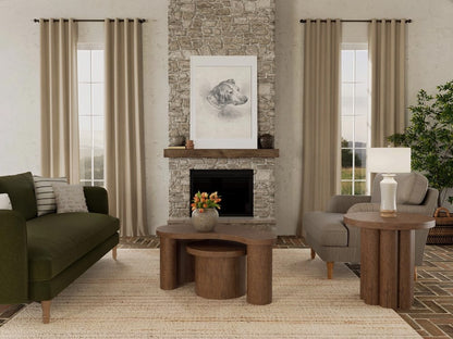 Riverside Furniture - Santa Cruz - Bunching Cocktail Tables - Whiskey Oak - 23802 view 9