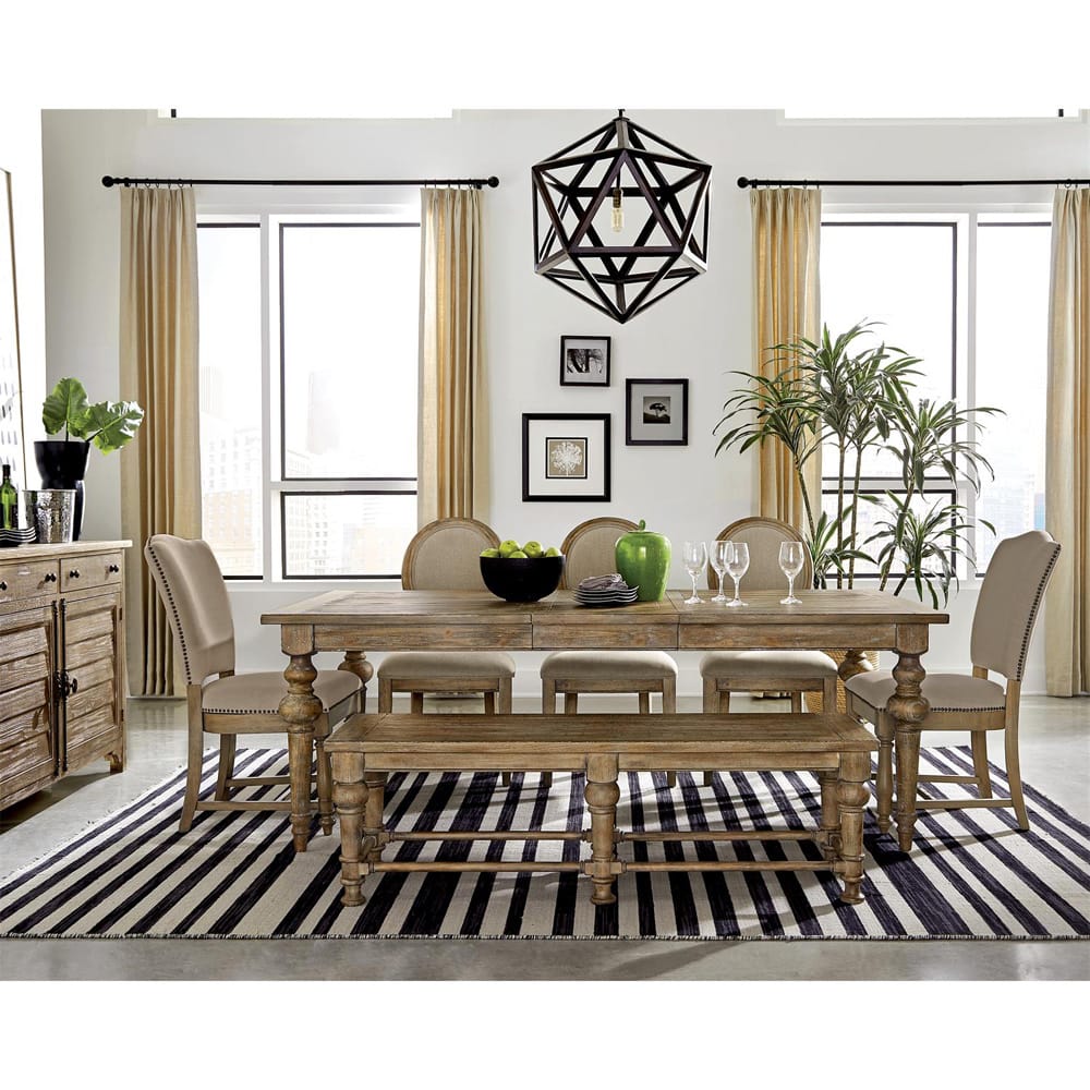 Riverside Furniture - Sonora - Dining Table - Snowy Desert - 54950 view 11