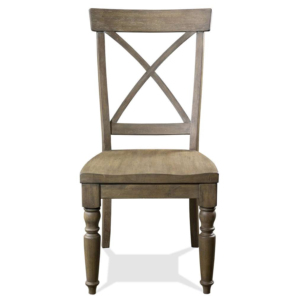 Riverside Furniture - Sonora X-back Side Chair in Snowy Desert - (Set of 2) - 54955 veiw 1