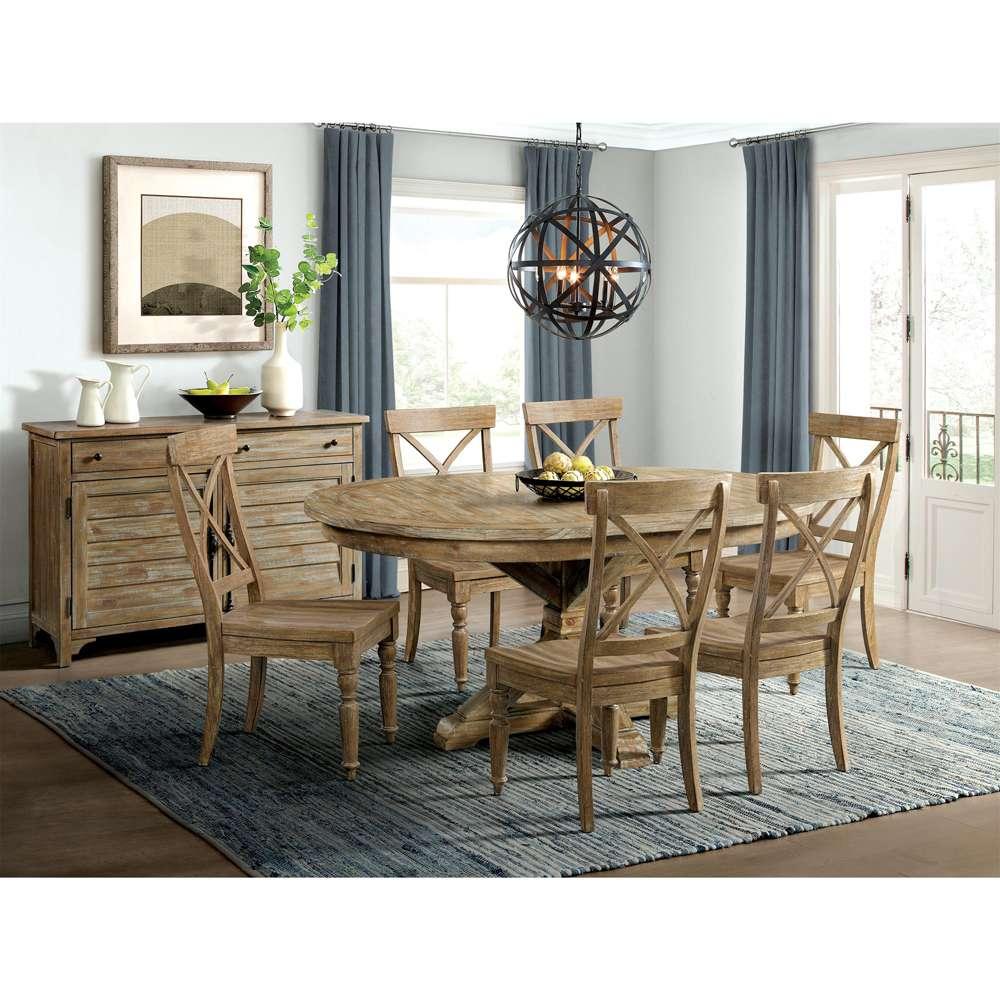 Riverside Furniture - Sonora X-back Side Chair in Snowy Desert - (Set of 2) - 54955 veiw 2