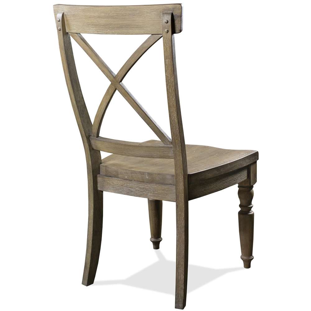 Riverside Furniture - Sonora X-back Side Chair in Snowy Desert - (Set of 2) - 54955 veiw 4