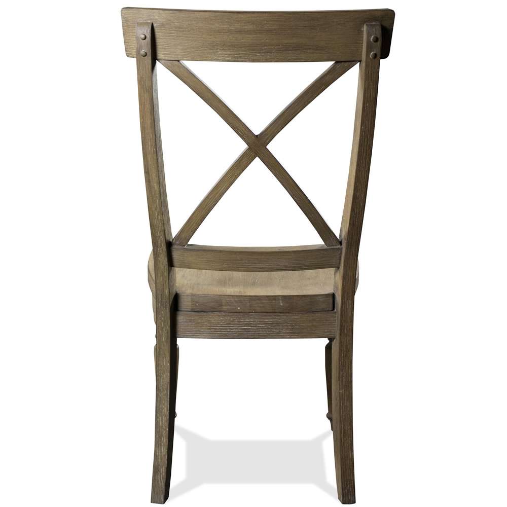 Riverside Furniture - Sonora X-back Side Chair in Snowy Desert - (Set of 2) - 54955 veiw 5