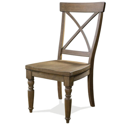 Riverside Furniture - Sonora - X-Back Side Chair (Set of 2) - Snowy Desert - 54955 view 1