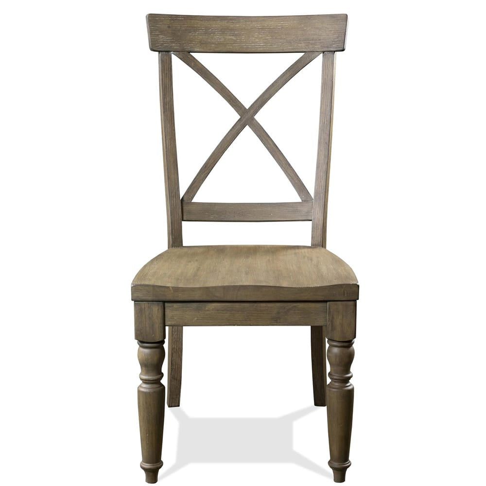 Riverside Furniture - Sonora - X-Back Side Chair (Set of 2) - Snowy Desert - 54955 view 2