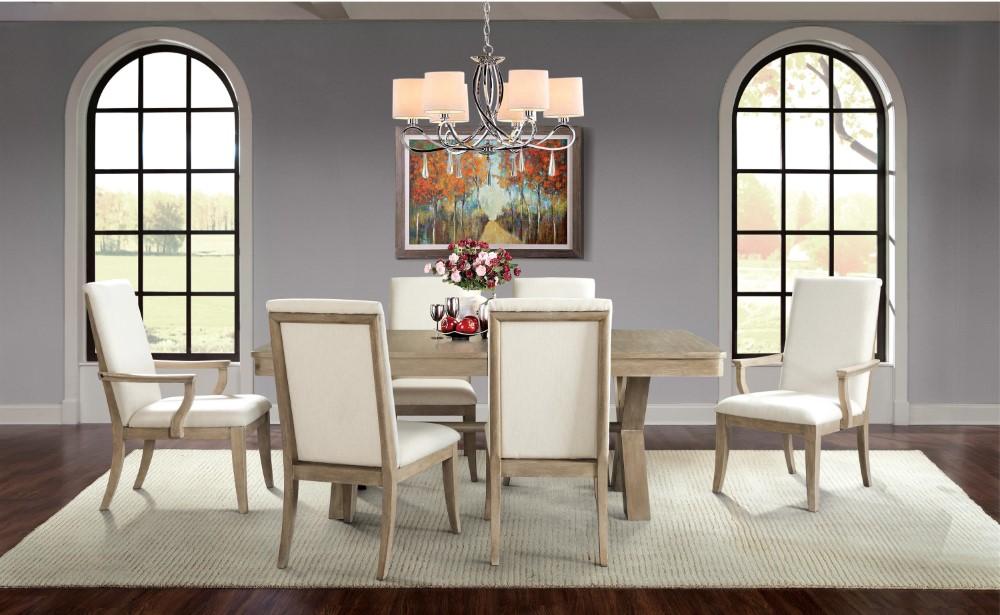 Riverside Furniture - Sophie Trestle Dining Table - 50348_50352 veiw 5