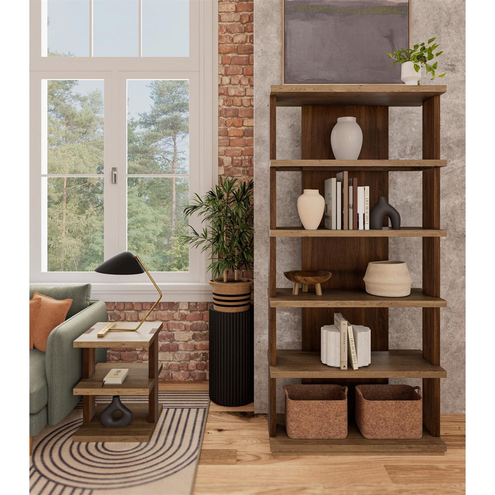 Riverside Furniture - Truett - Chairside Table - Pale Oak - 34112 view 9