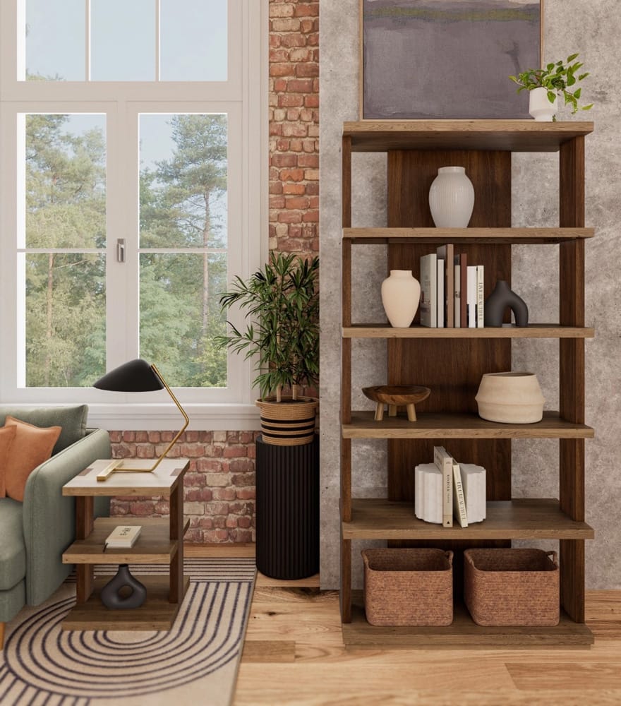 Riverside Furniture - Truett - Etagere - Pale Oak - 34137 view 7