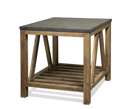 Riverside Furniture - Weatherford Rectangle Side Table - 16509_16510 veiw 1
