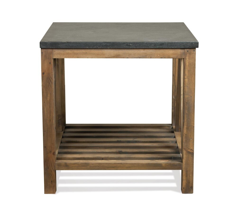 Riverside Furniture - Weatherford Rectangle Side Table - 16509_16510 veiw 2