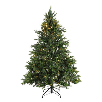 Safavieh - 5.5 Ft Pre-Lit Art. Xmas Tree - Green - FXP2018A veiw 1