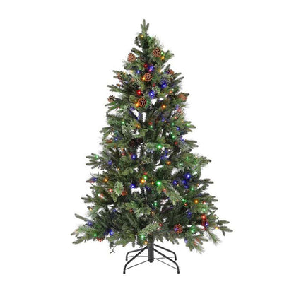 Safavieh - 5.5 Ft Pre-Lit Art. Xmas Tree - Green - FXP2020A veiw 2