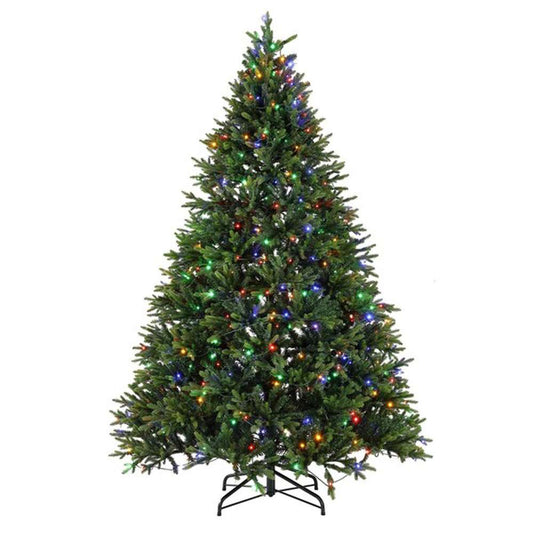 Safavieh - 7.5 Ft Pre-Lit Art. Xmas Tree - Green - FXP2015A veiw 2