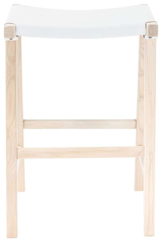 Safavieh - Aariz Rectangle Counter Stool - White - Natural - BST1011C veiw 1