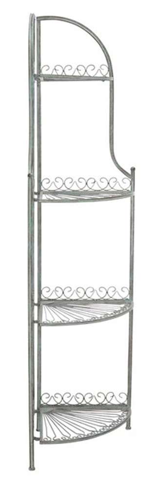 Safavieh - Abarrane 4 Tier Corner Shelf - Antique Dark Green  - PAT5013D veiw 2
