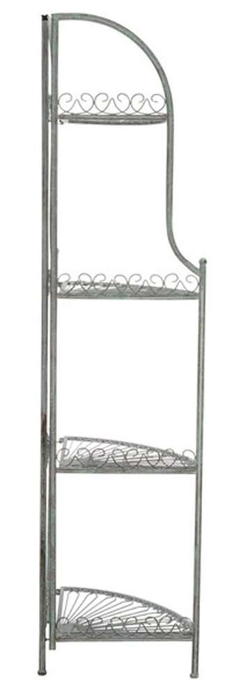 Safavieh - Abarrane 4 Tier Corner Shelf - Antique Dark Green  - PAT5013D veiw 3