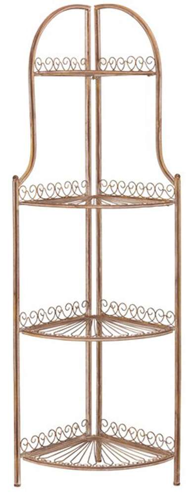 Safavieh - Abarrane 4 Tier Corner Shelf - Rusty Orange  - PAT5013A veiw 1