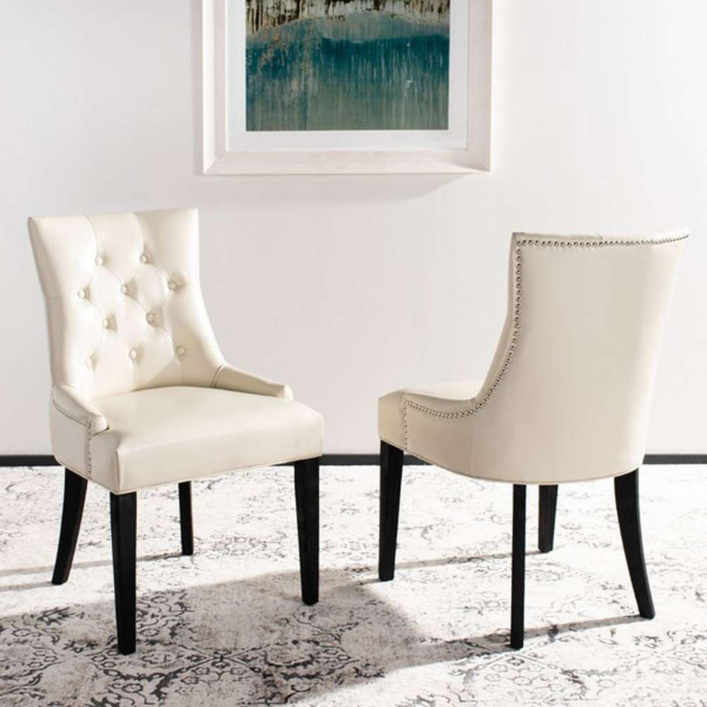 Safavieh - Abby Side Chair - Flat Cream  (Set of 2) - MCR4701B-SET2 veiw 2