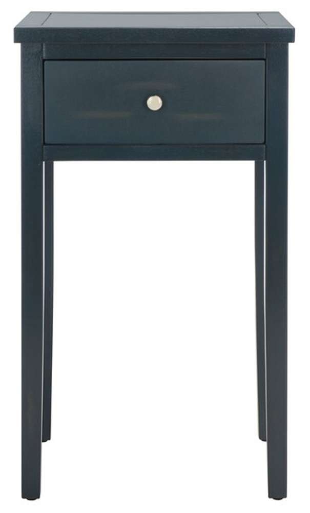 Safavieh - Abel Night Stand W/Storage Drw - Dark Teal - AMH6626B veiw 1