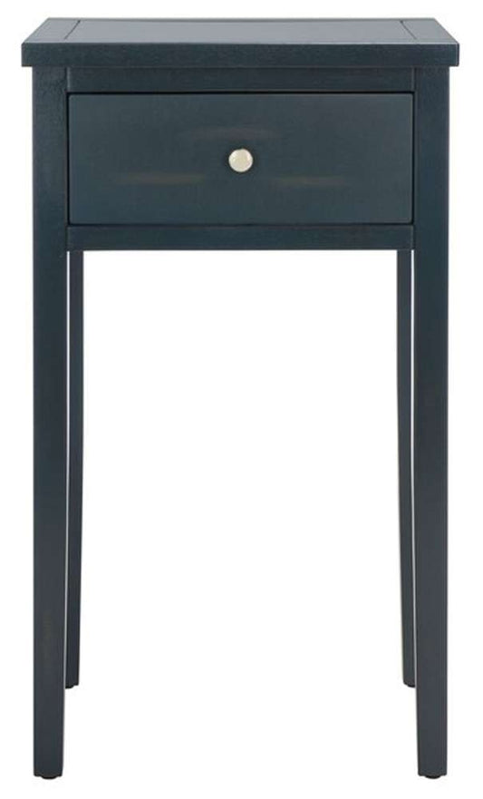 Safavieh - Abel Night Stand W/Storage Drw - Dark Teal - AMH6626B veiw 1